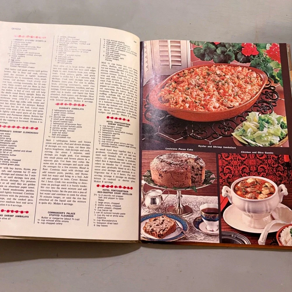 Vtg 1966 Womans Day Encyclopedia of Cookery‎ Vol 4 MCM Retro Kitchen Decor Prop